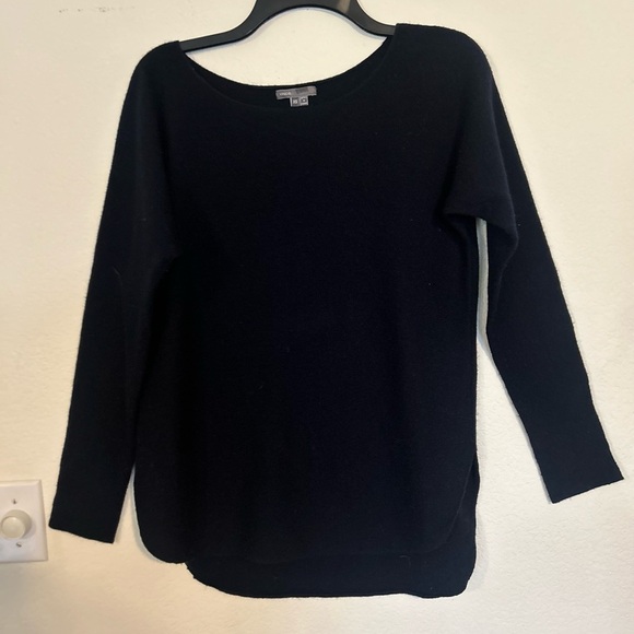 Vince Black Very Fine Knit 70% Wool - 30% Cashmere Sweater XS - Picture 1 of 7